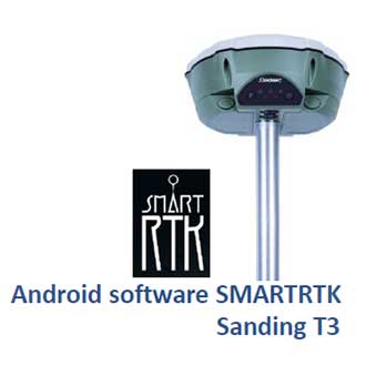 DroniHub: Android software SMARTRTK Sanding T3