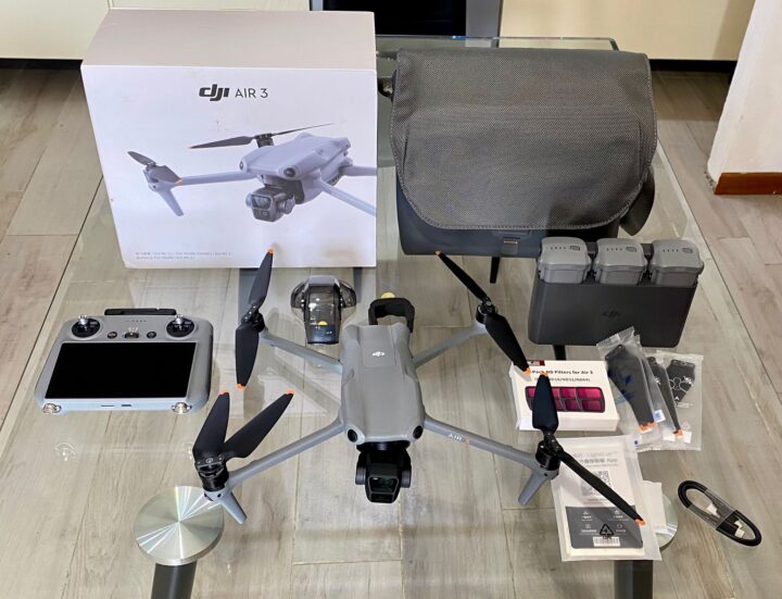 DJI Air 3 Fly More Combo (DJI RC 2) +Filtri - Garanzia della Casa fino a 10/2026 - Permutiamo il tuo Usato